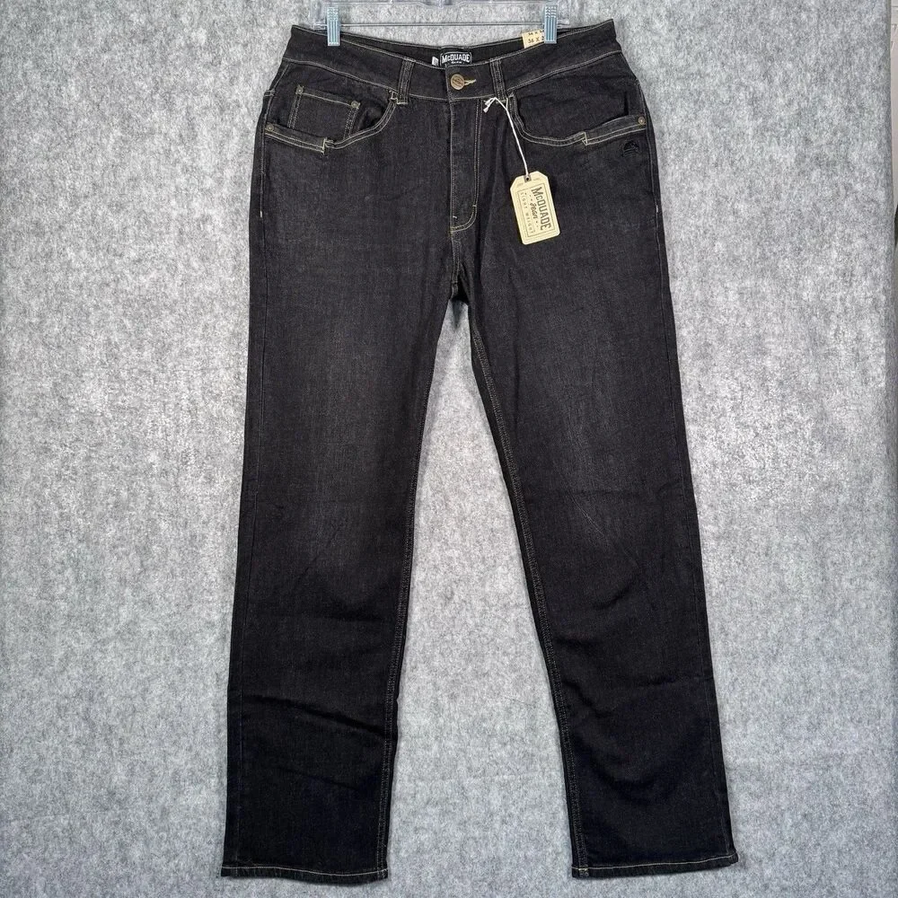 Tactical Distributors McQuade Jeans Mens 36x34 Black Lightweight Stretch NWT